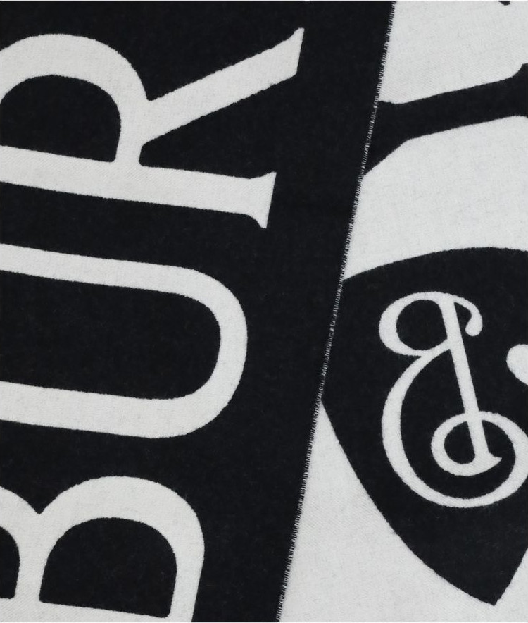 Scarf Burberry Wool logo Scarf