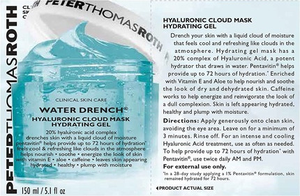 Gel Mask Peter Thomas Roth Water Drench