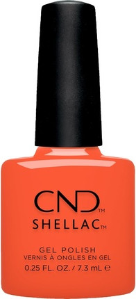 Gel Polish Cnd Gleam & Glow Collection Semi-Transparent for Jelly Effect No. 471 Orange UV Nail Polish