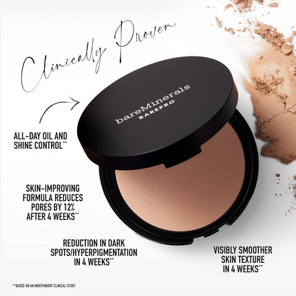 Pressed Powder Bare Minerals Barepro Skin-Perfecting Powder Foundation