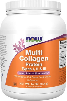 Protein Powder Now Foods Multi Collagen Protein Types I, II & III