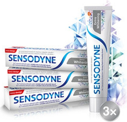 Toothpaste Sensodyne Extra Whitening Tripack