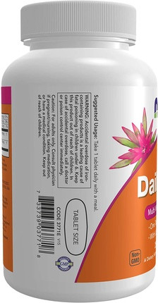 Vitamin Serum Now Foods Daily Vits Eine Tablette Täglich mit Lutein und Lycopin