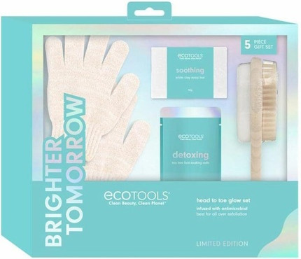 Pflegeset Körper Ecotools Glow Head To Toe Blau