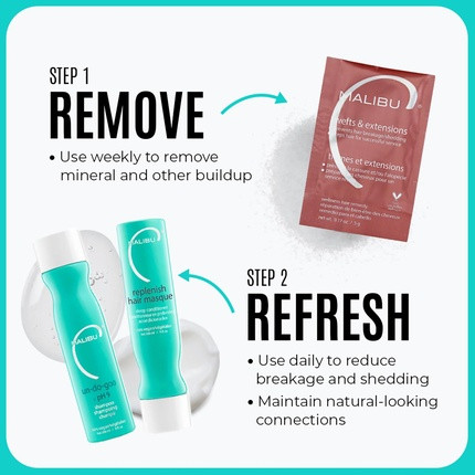Haarmaske Malibu Sandals Replenish Ultra Hydrating Tiefenpflegespülung mit Avocadoöl