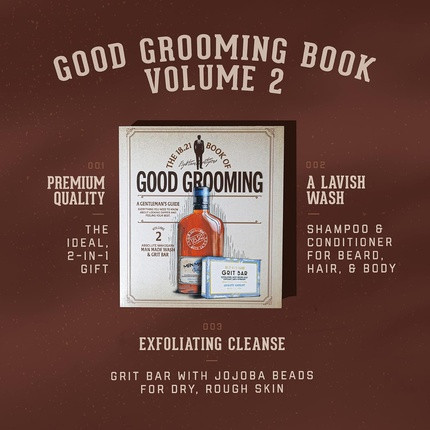 Fragrance Set 18.21 Man Made Book of Good Grooming Volume 2 Set Absolute Mahogany