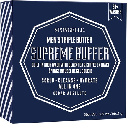 Body Wash Infused Buffer Spongelle Triple Butter Supreme