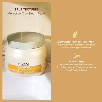 Mizani True Textures Moroccan Clay Steam Mask Tiefenpflegende Maske