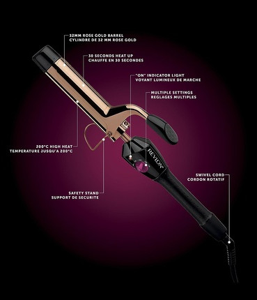 Curling Iron Revlon Long-Last Curl & Wave Curling Iron Hair Styling