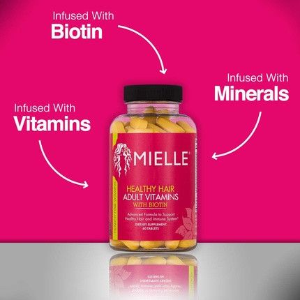 Vitamin Adult Healthy Hair Formula Vitamine mit Biotin Mielle