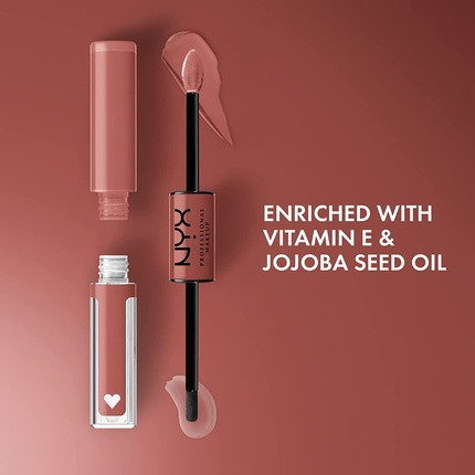 NYX Professional Makeup Shine Loud suyuq lab bo'yog'i va shaffof lab porlagichi