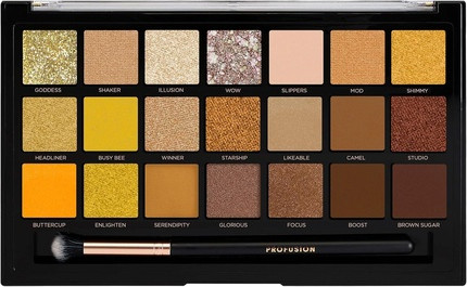 Lidschatten-Palette Profusion Cosmetics Gold Rush