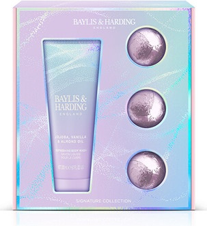 Bath Care Gift Set Baylis & Harding Jojoba Vanilla Almond Oil