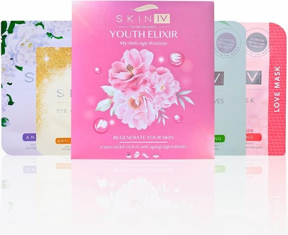 Facial Care Set Skin Iv Korean Youth Elixir My Anti-Age Routine Kit