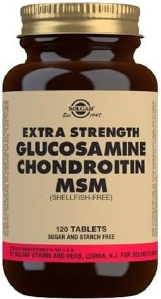 Tablets Solgar Extra Strength Glucosamine Chondroitin MSM