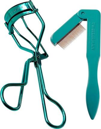 Eyelash Curler Set Tweezerman Majestic Turquoise Limited Edition