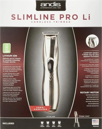 Trimmer Andis D-8 Slim-Line Pro Li Cordless Rechargeable T-Blade