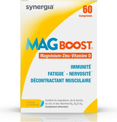 Vitamin-Nahrungsergänzungsmittel Synergia Mag Boost