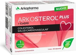 Капсулы Arko Pharma Arkosterol Plus Красный дрожжевой рис и Q10 для естественного контроля холестерина
