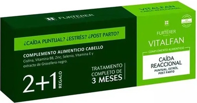 Dietary Supplement Rene Furterer Vitalfan Reactional Hair Loss