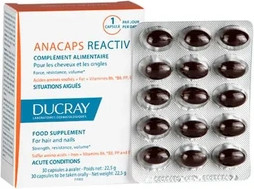 Capsules Ducray Anacaps Reactiv For Reactive Hair Loss