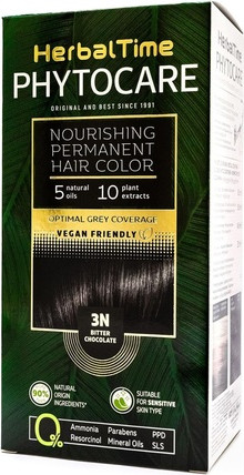 Permanent Hair Dye Color Herbal Time