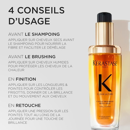 Nährendes Haaröl Kérastase Elixir Ultime Rouge Limited Edition
