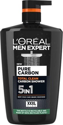 Duschgel L'Oreal Professional L'Oral Paris Men Expert Pure Carbon Total Clean