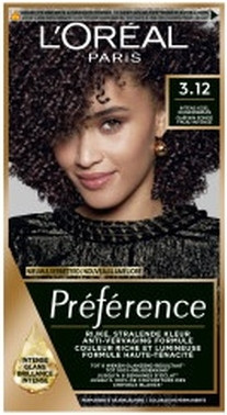 Haarfarbe L'Oreal Professional Preference Kühles Dunkelbraun