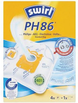 Vacuum Cleaner Bags Swirl Pack of 4 Bags + 1 Anti-Allergen Filter