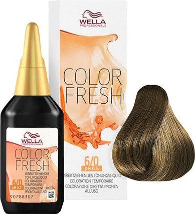 Haarfärbemittel Wella Color Fresh 6/0 Blond Func