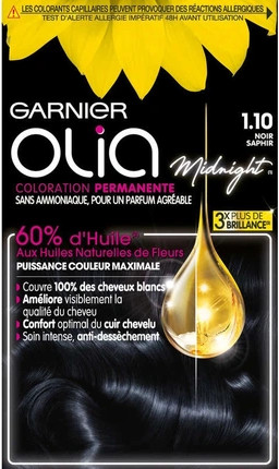 Hair Dye Garnier Olia 11 Black Light Sapphire