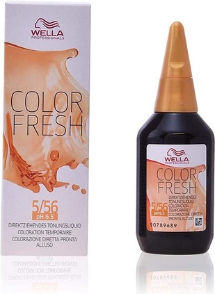 Haarfärbemittel Wella Color Touch Hellbraun Mahagoni Rot 5/56
