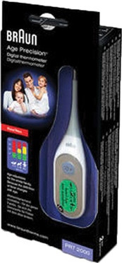 Digitales Thermometer Braun Digital-Stabthermometer mit Age Precision PRT2000