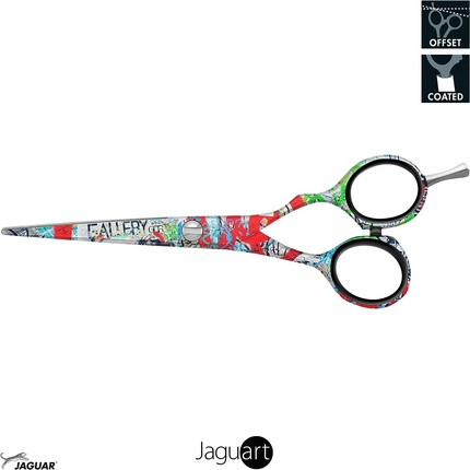 Hair Scissors Jaguar White Line Pastel Plus