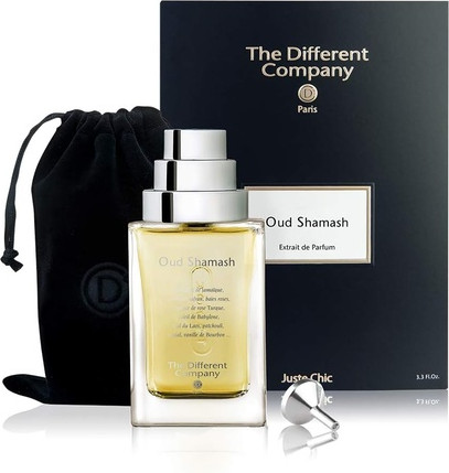 Extrait Di Parfum The Different Company Juste Chic Oud Shamash To'ldiradigan idish (Refillable)