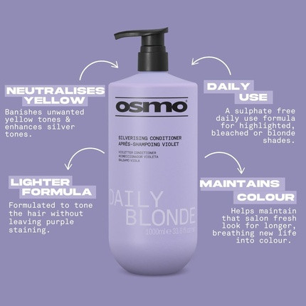 Кондиционер Osmo Daily Blonde Silverising Conditioner Purple Conditioner