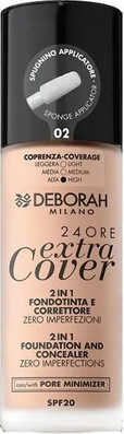 Foundation Deborah Milano 24 Ore Extra Cover Foundation