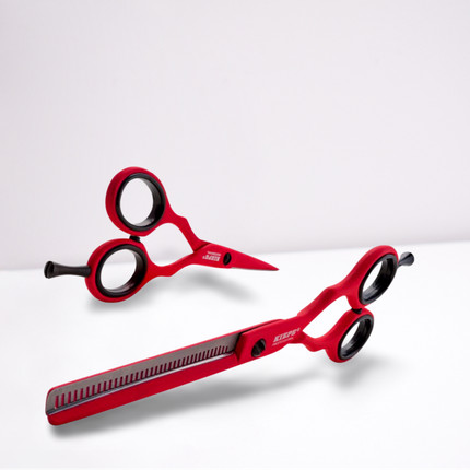 Hair Scissors Set Kiehl's Fluo Red Passion