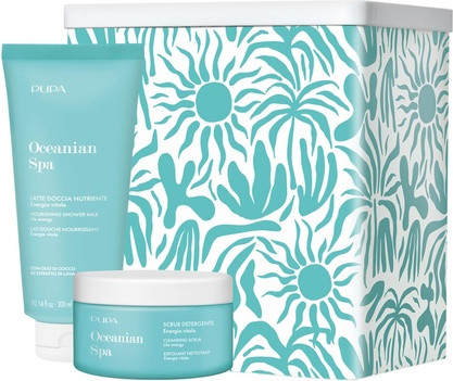 Reinigungspeeling und Duschmilch Badeset Pupa Milano Oceanian Spa Kit
