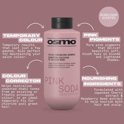 Shampoo Osmo Pink Soda Colour Enhancing