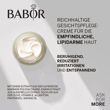 Gesichtscreme Babor ABOR SKINOVAGE Calming Cream Rich Rich