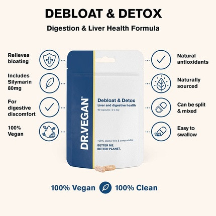 Vitamins and Supplements Dr Vegan Debloat & Detox