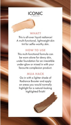 Primer Iconic London Radiant Glow Booster Sheer Tinted Primer with Radiant Glow Deep