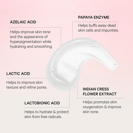 Cleanser Mask Mz Skin Cleanse & Clarify AHA Treatment Dual-Action Exfoliating Cleanser Mask