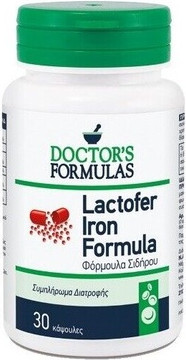 Doctor's Formulas Lactofer Eisen-Formel Kapseln mit mikroverkapseltem Eisen