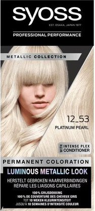 Hair Color Syoss Color Baseline Platinum Pearl