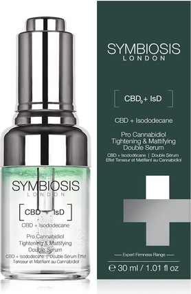 Double Serum Symbiosis London Unscented Pro Cannabidiol Tightening & Mattifying
