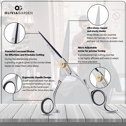 Haarschere Olivia Garden Silkcut