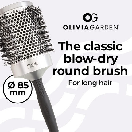 Rundbürste Olivia Garden Essential Blowout Classic Silver